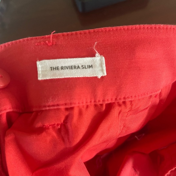 loft coral color cropped pant - Picture 6 of 6